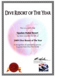 Dive The World Annual Dive Resort of the Year Award Dive The World Annual Dive Resort of the Year Award