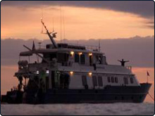 The Panunee Crusing the Waters of Sangalaki off Borneo