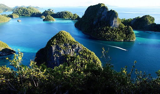 The beautiful Raja Ampat islands