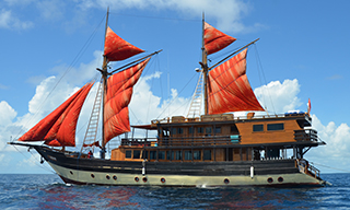 The impressive new Raja Ampat liveaboard La Galigo