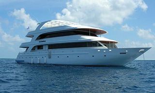 The MY Sachika, one of the most luxurious Maldives liveaboards