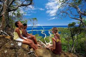 Enjoying Fiji's natural splendour