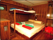 Incredibly spacious twin cabin on MV Black Manta in Similans, Thailand