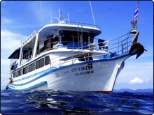 The MV Daranee in the Similan Islands, Thailand