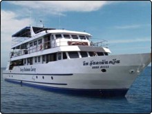 MV Deep Andaman Queen in the Similans