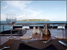 Dining in style aboard the MY Dream Catcher II liveaboard in the Maldives