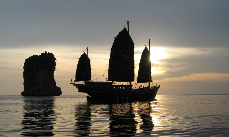 Sail off into the sunset like Scaramanga on June Hong Chian Lee