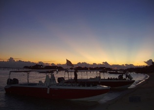 Early morning - Getting ready for Sipadan Dives