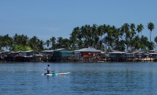 Local village at Mabul