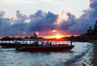 Sunrise at Borneo Divers Resort