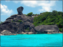 Dive in the Similan Islands